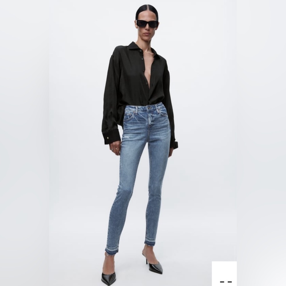 ZW MID-RISE SKINNY JEANS